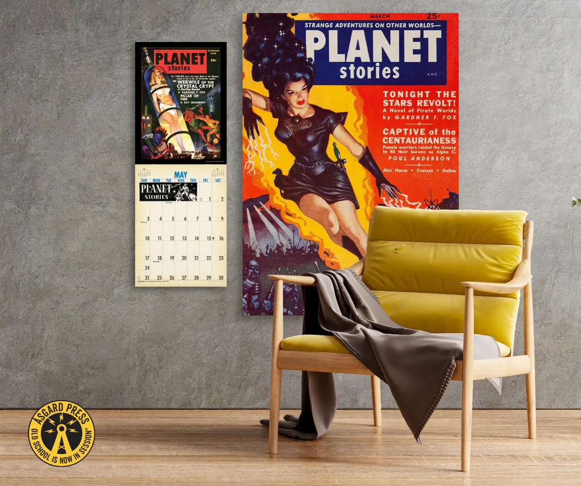 Calendar, poster, and chair pictured in cover image for Google PMAX video portfolio feature