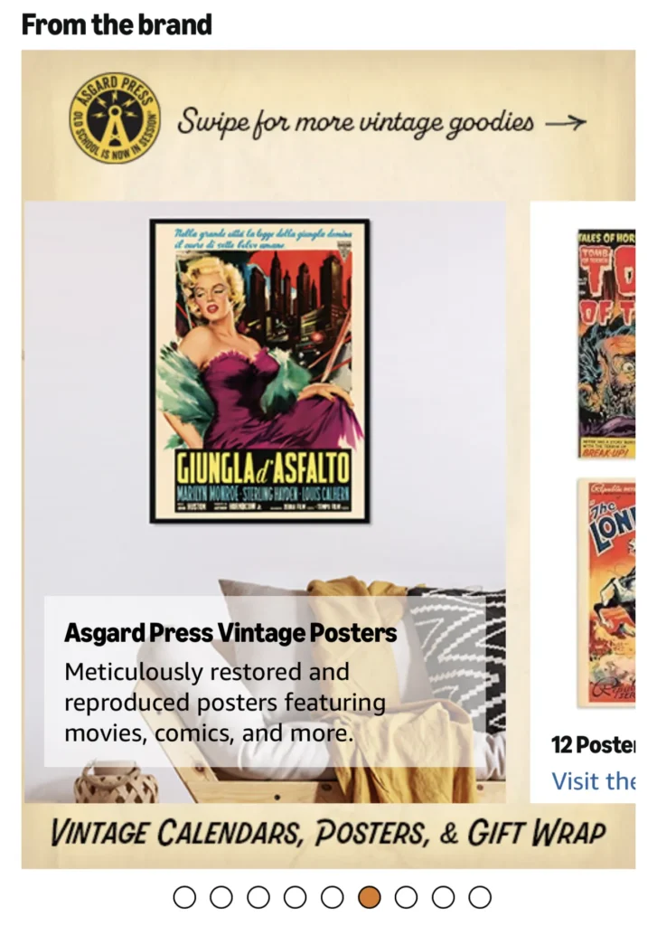 Module for Amazon Brand Story for Asgard Press